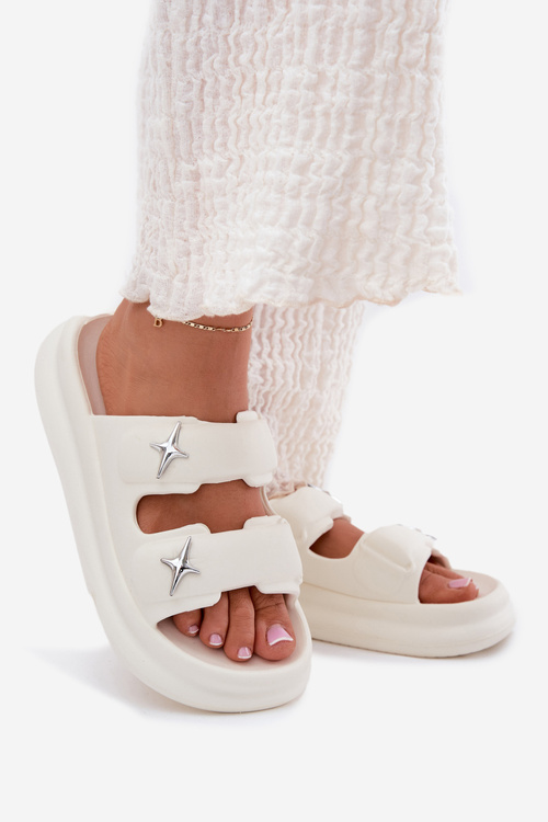 Жіночі Пінні Сандалі На Платформі Ecru Falowena
