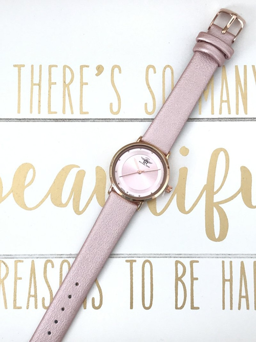 Жіночий годинник Michael John Paule Pink Metallic