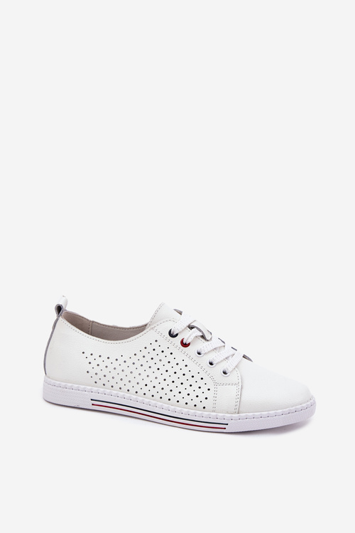 Шкіряні Жіночі Черевики S.Barski LR51-587 Білі