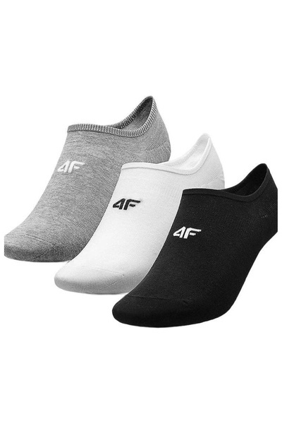 Чоловічі тренувальні шкарпетки 4F 3-PACK 4FAW23USOCM202-90S Різнокольорові