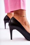 Туфлі Sergio Leone Matte Black Feliciana Stiletto