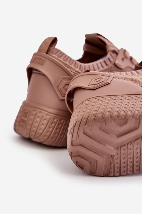 Жіночі зручні кросівки Memory Foam System Big Star LL274416 Світло-коричневі