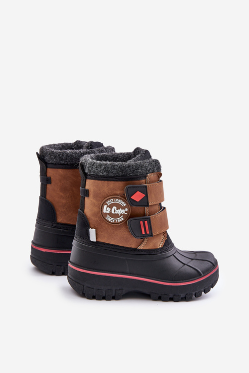Дитячі снігові черевики на липучці Lee Cooper LCJ-24-44-2864K Camel