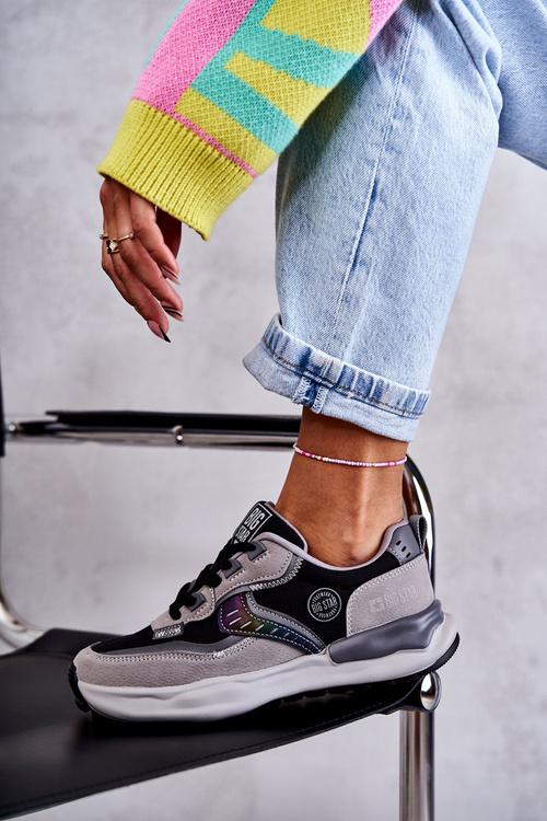 Жіночі спортивні кросівки Big Star KK274100 Black-Grey