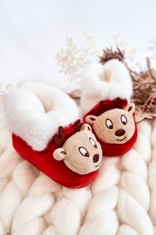 Дитячий Теплий олень червоний