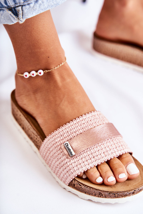 Жіночі класичні тапочки Inblu NM000025 Рожеві