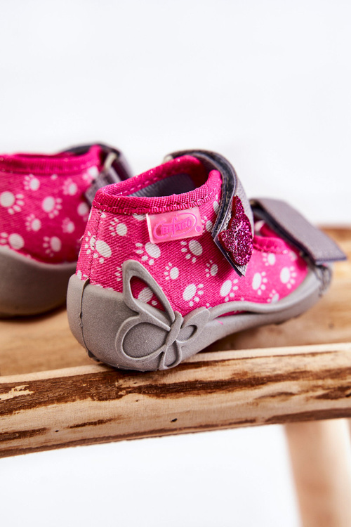 Босоніжки тапочки Befado Velcro Paws 242P108 Рожеві