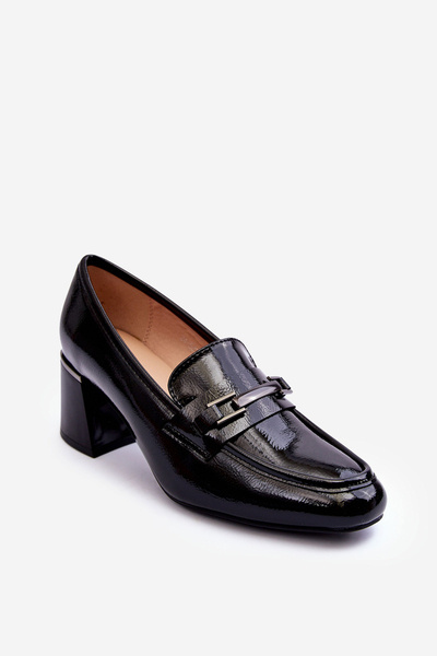 Босоніжки на підборах зі шпилькою Black Idona