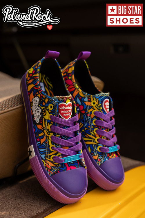 Кросівки Pol'and'Rock Festival X Big Star SS274905 Фіолетові