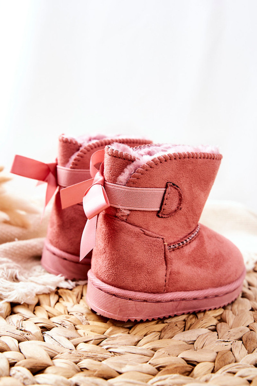 Дитячі утеплені зимові черевики Pink Funky