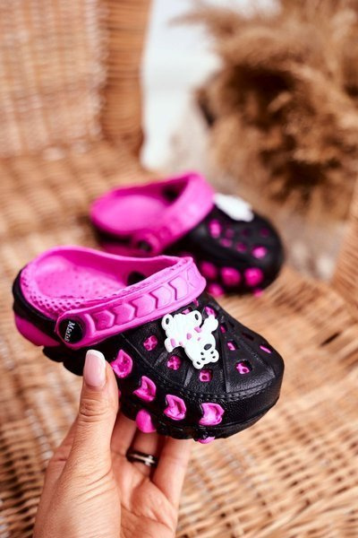 Дитяче взуття Foam Slides Black Polar Bear Oddie