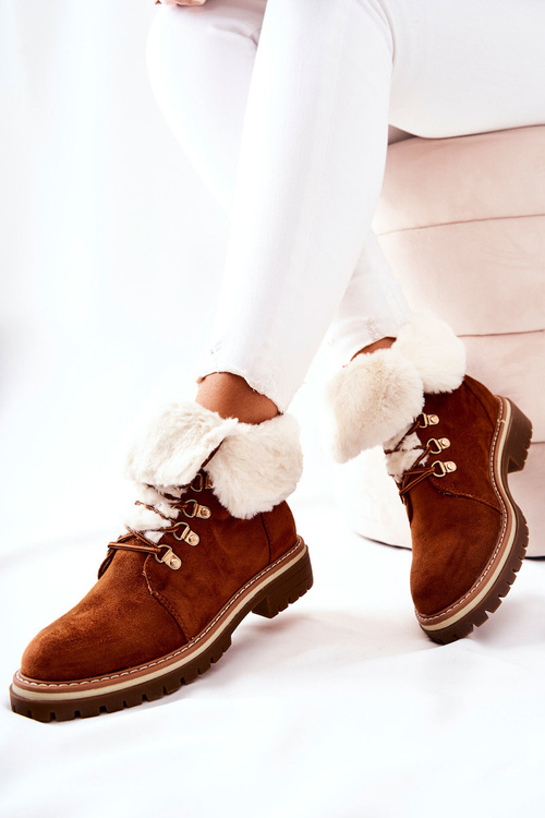 Утеплені черевики Trapper Camel Nelby