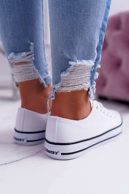 Жіночі низькі кросівки Smith's White