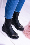 Ботильйони Carrie Zirconia Чорні жіночі чоботи Carrie
