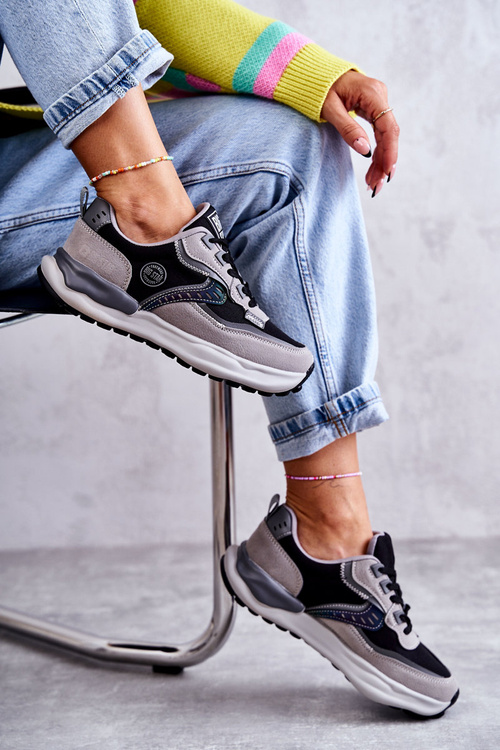 Жіночі спортивні кросівки Big Star KK274100 Black-Grey