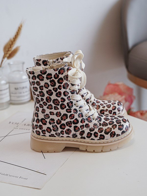 Чоботи дитячі утеплені на блискавці Доліда бежево-коричневі