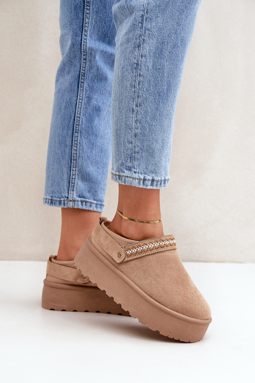 Снігоступи З Декоративною Вишивкою Бежеві Selithria