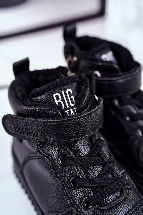 Дитяче утеплене спортивне взуття Big Star GG374040 Чорний