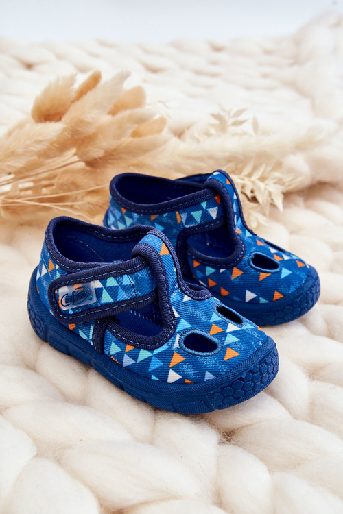 Взуття Тапочки Befado Triangles 533P023 Blue