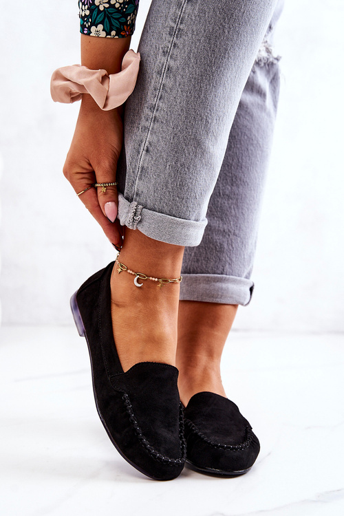 Замшеві лофери Sergio Leone MK722 Чорні