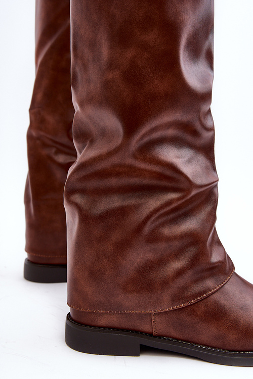 Жіночі чоботи вище коліна з флісом типу овчини Black Bellama