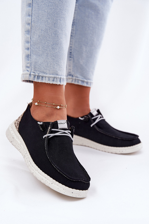 Легкі Текстильні Черевики Для Жінок McKeylor 96116 Чорні