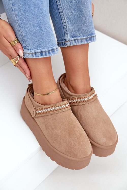 Снігоступи З Декоративною Вишивкою Бежеві Selithria