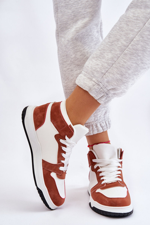 Високе жіноче спортивне взуття Кросівки білого кольору та Camel Rumor