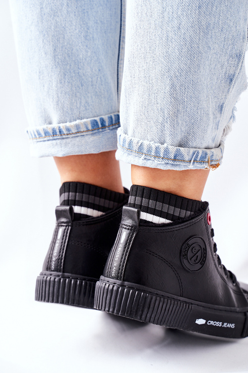 Жіночі кросівки Cross Jeans High Black II2R4021