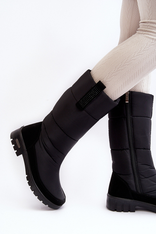 Жіночі снігові черевики Progress PROGJ-22-136 Чорні