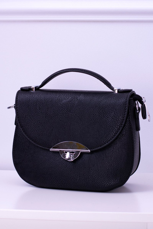 Чорна жіноча сумочка Letter Bag Chest