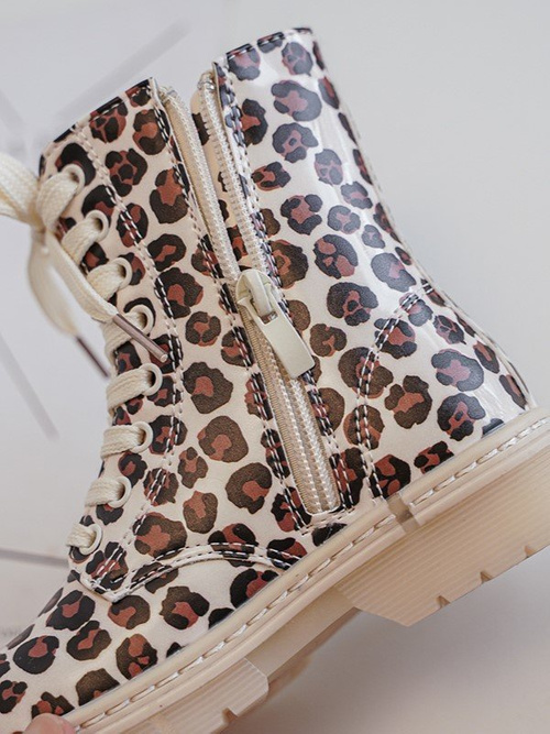 Чоботи дитячі утеплені на блискавці Доліда бежево-коричневі