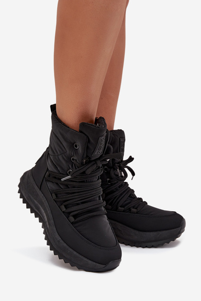 Жіночі Снігові Чоботи На Зіп Big Star SS274059 Чорні