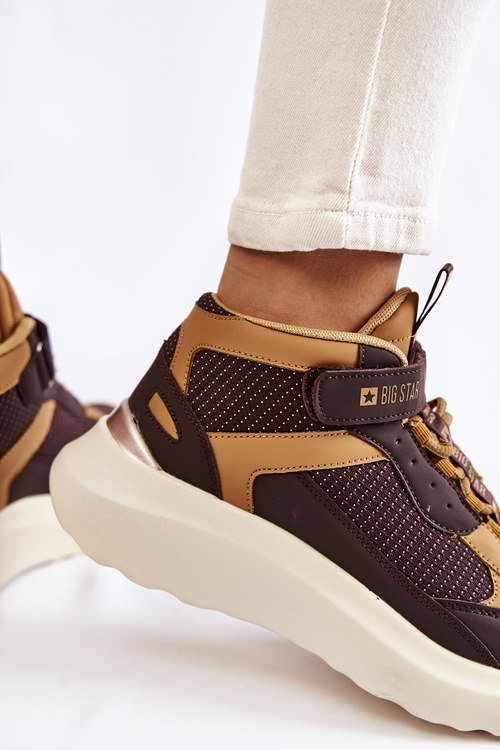 Жіноче спортивне взуття Memory Foam System Big Star KK274404 Коричневий