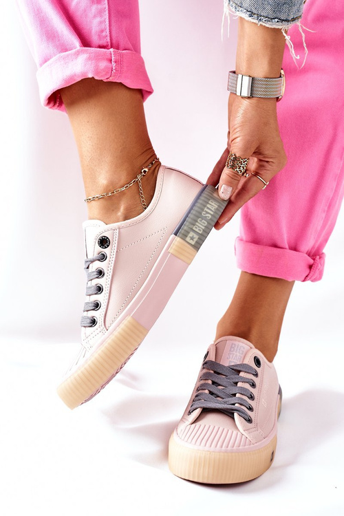 Жіночі шкіряні кросівки BIG STAR II274133 Nude