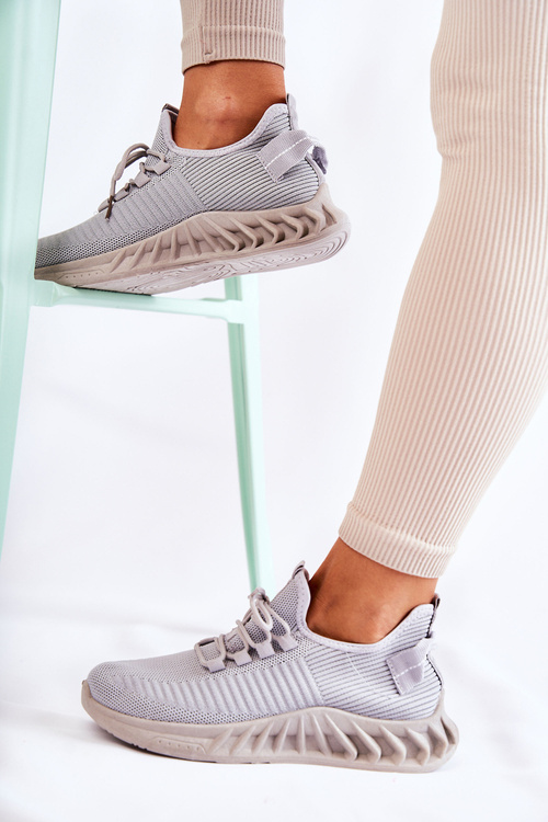 Жіноче взуття зі спортивного матеріалу Grey Lenney