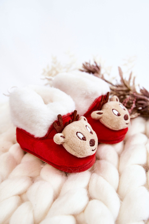 Дитячий Теплий олень червоний