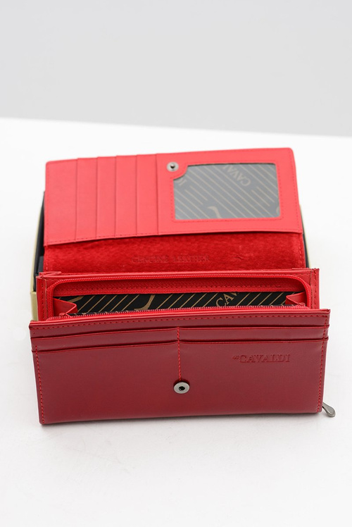 Великий жіночий червоний гаманець