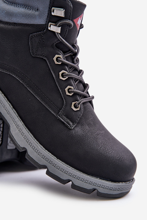 Чоловічі трекінгові черевики чорні Lee Cooper LCJ-24-01-2948