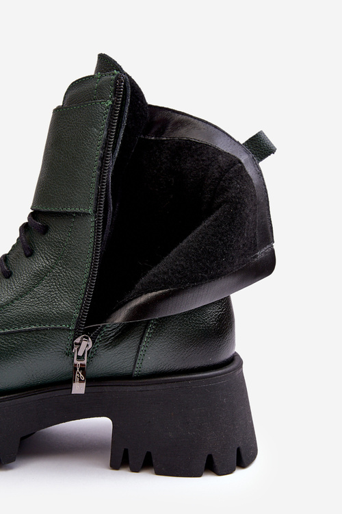 Шкіряні ботильйони жіночі Green Lemar Anceria