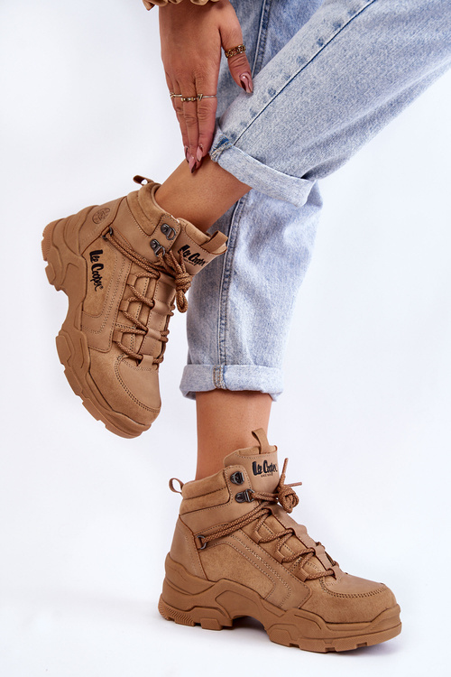 Жіноче трекінгове взуття Trappers Lee Cooper LCJ-22-31-1442 коричневий