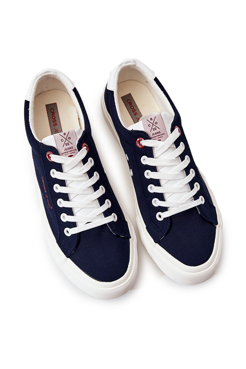 Модні класичні кросівки Cross Jeans JJ1R4028C Navy Blue