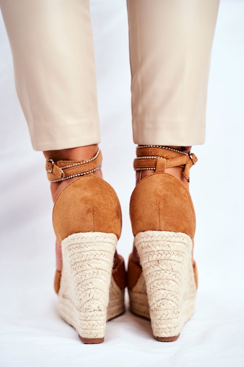 Жіночі босоніжки на Anchor Flax Camel Canterola