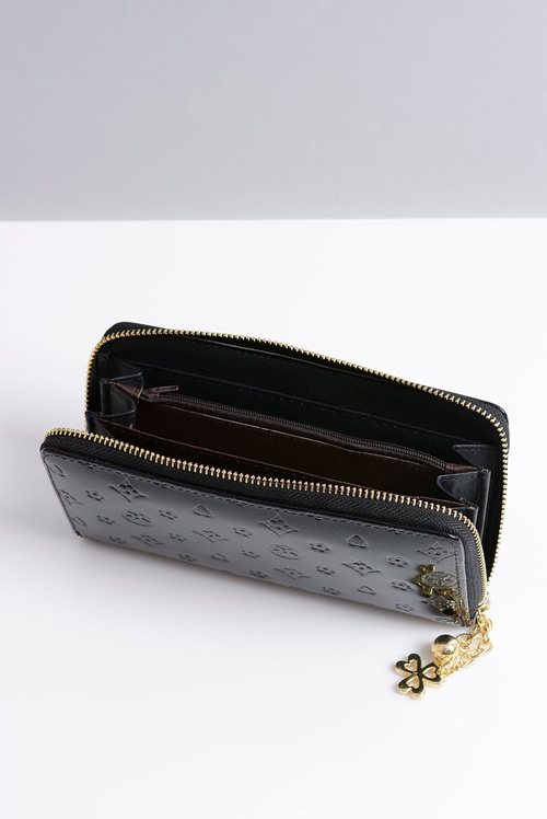 Великий жіночий гаманець Large Lacquered Gold Lock