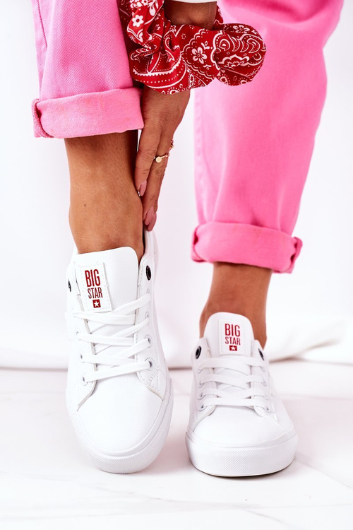 Жіночі шкіряні кросівки BIG STAR GG274160 Білі