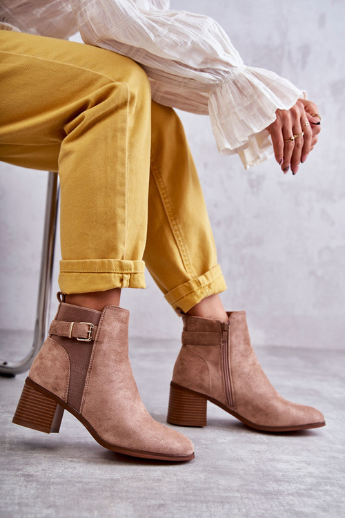 Замшеві чоботи на постійні Коричневий Vannes