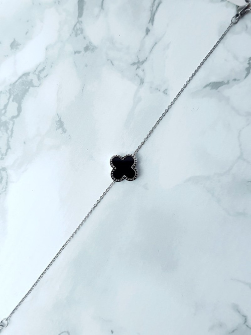 Жіночий браслет-ланцюжок Flower Silver Selene