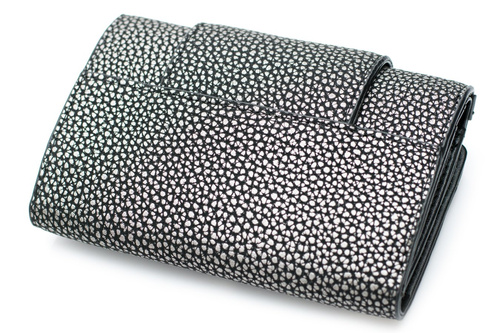 Жіночий сріблясто-чорний гаманець Nobo