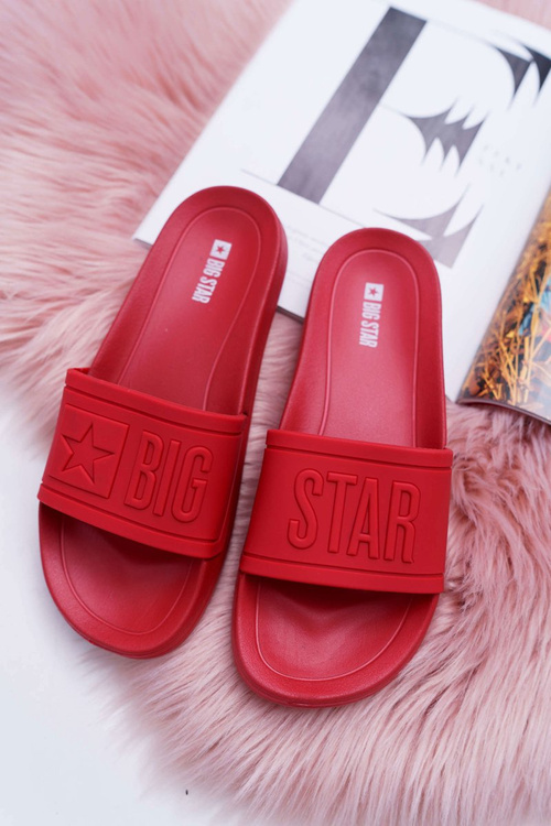 Жіночі шльопанці Big Star червоні DD274A270