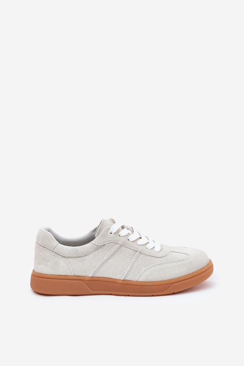 Замшеві Низькі Кросівки Для Жінок Сірі Paliana